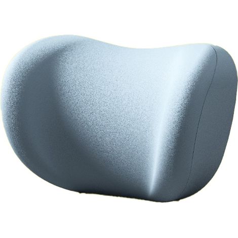 Coussin appuie-tête et coussin lombaire lavable et portable pour sièges auto, idéal pour les voyages en voiture.