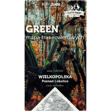 Poznań und Umgebung, westlicher Teil. Großpolen. Wasserfeste Radkarte. Nicht nur Green Velo. Euro Pilot (1/5)