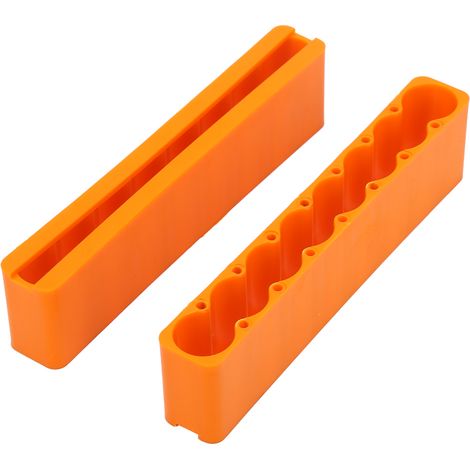 2 pinces de fixation réglables en plastique pour batteries 18650 (8 sections) (1/5)