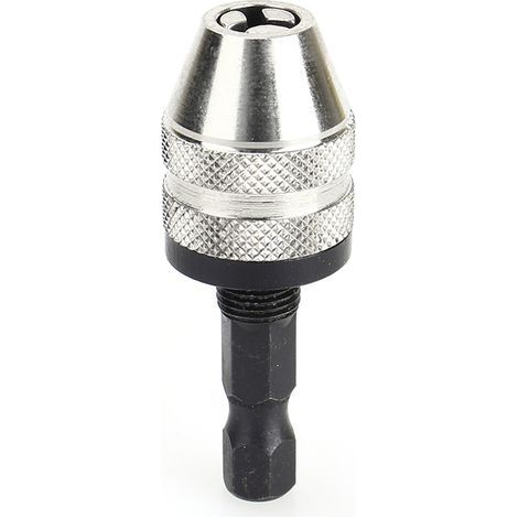 Convertisseur d'adaptateur à tige hexagonale, mandrin de foret sans clé à changement rapide de 1/4 "0.3 3.6mm (1/5)