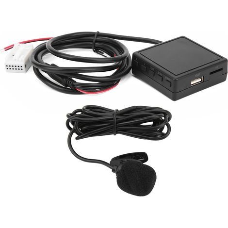 Câble adaptateur audio Bluetooth 5.0 avec micro, kit mains libres pour Peugeot 307 308 407 807, remplacement autoradio, connexion sans fil, accessoire voiture (1/5)