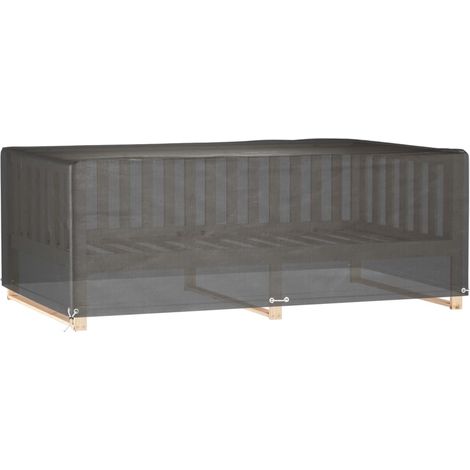 Maison Exclusive - Copri Mobili Giardino 2pz 12Occhielli 213x132x75cm Rettangolare