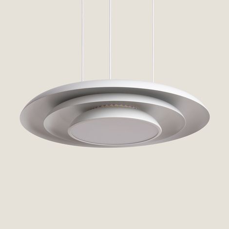 LED-Deckenleuchte 26W Metall Ø400 mm CCT wählbar Zaysan Weiß (1/3)