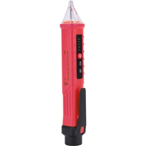 Stylo testeur de tension électrique haute précision 802, détecteur de tension 48-1000V/12-1000V (rouge) (1/5)