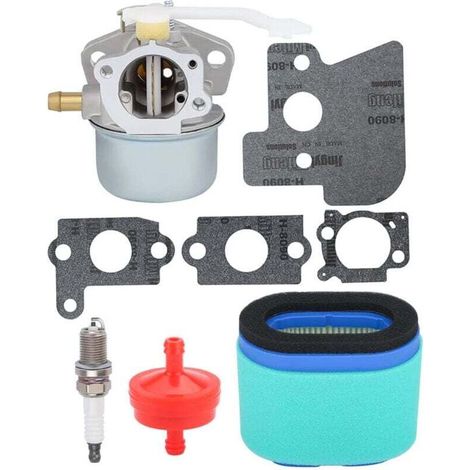 Carburateur de Remplacement avec Joints Filtre à Air et Carburant Compatible Moteurs