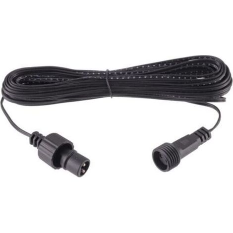 Weihnachtslicht-Verlängerungskabel, 2-poliges Lichterketten-Verlängerungskabel, wasserdichtes IP44-Verlängerungskabel für Kugellicht, Eiszapfenlicht, Innen- und Außenlicht (10 m)