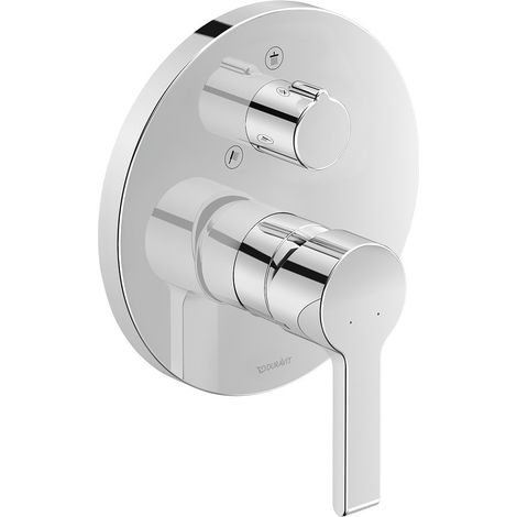 Duravit B.2 Einhebel- Brausemischer Unterputz, runde Rosette, 2