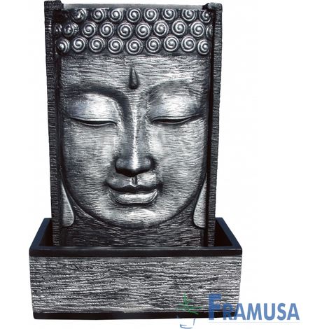 FUENTE DE PIEDRA ARTIFICIAL BUDA  SANSARA PLATA (1/2)