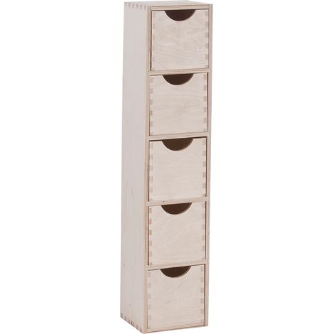 Zeller Organizzatore Multifunzionale in legno naturale 60x13x12 cm