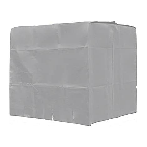 300L IBC tank cover, 81x61x100 cm, 210D Oxford waterproof dustproof outdoor cover, grey