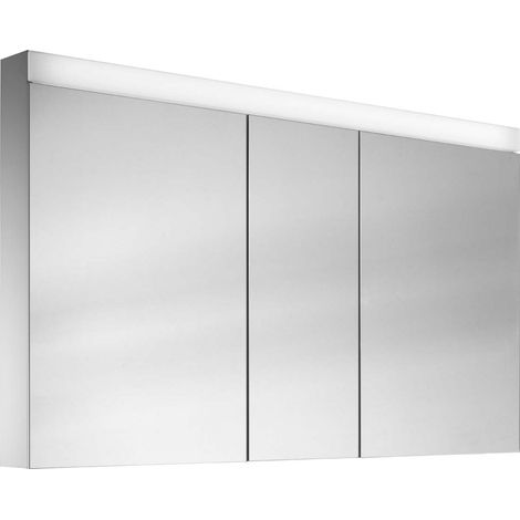 Schneider PATA LED Armoire de toilette, 3 portes 60/30/60cm,