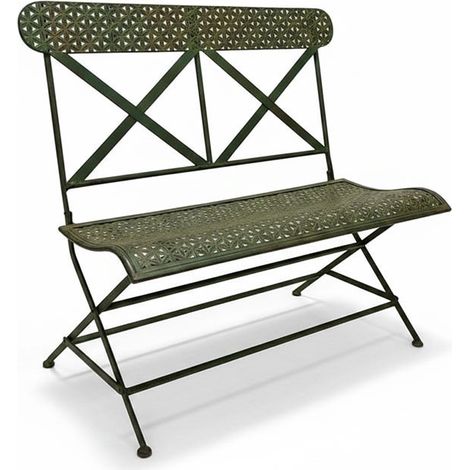Banc de jardin pliable 102x50x92cm