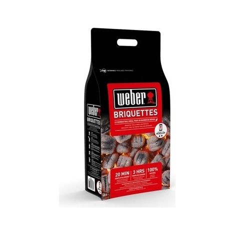 Weber 17590 Saco de briquetas negro 4 kg natural (1/5)