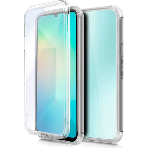 Funda COOL Silicona 3D para  Samsung A065 Galaxy A06 (Transparente Frontal + Trasera)