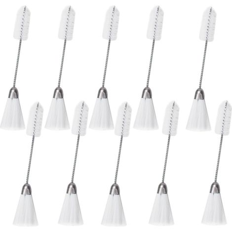 Lot de 10 petites brosses de nettoyage pour machine à coudre - Stylo de nettoyage pour fer à repasser - Petite brosse de nettoyage (1/5)