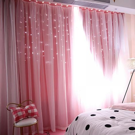 Rideau Occultant - 100 % Polyester - 100 x 200 cm - Pour Fenêtre Française - Salon Chambre - Vert Rose Jaune Bleu (1/5)