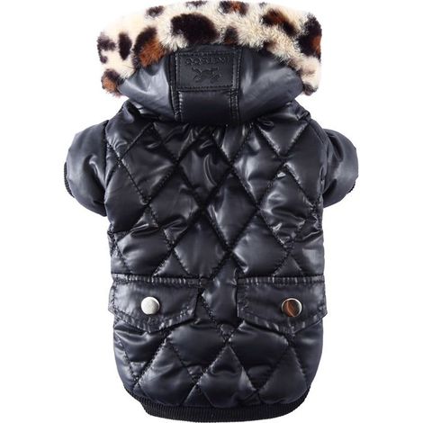 Veste à Capuche pour Chien Manteau d'hiver Chaud Combinaison de Neige Veste Polaire pour Chien par Temps Froid pour Petit Chien XS (1/4)