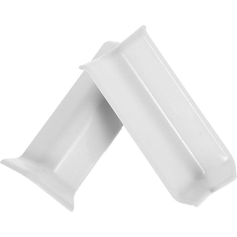2 protège-coins pour meubles, ABS, blanc, adhésif, pour tables (1/5)