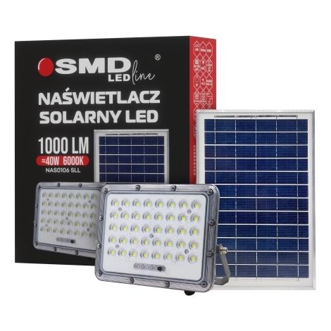 Faro LED solare 40W 6000K 1000LM + pannello - E+29-0106SLL (1/2)