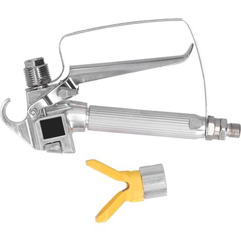 Pistolet à peinture haute pression sans air pour carrosserie et murs avec porte-buse