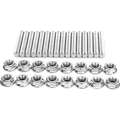 Kit d'écrou de collecteur d'échappement en acier inoxydable Kit N811313-S431 Fit pour Ford 4,6 5,4 litres V8