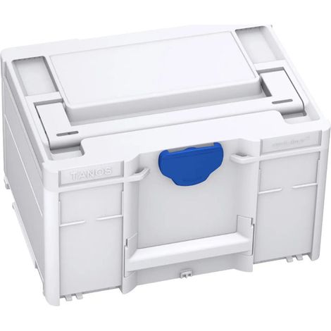 [NEUWERTIG] B-Ware Tanos Transportkiste Werkzeugkiste Systainer³ M 237 ABS Kunststoff Lichtgrau (1/2)