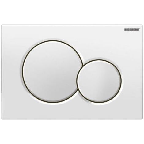 Plaque de déclenchement GEBERIT SIGMA 01 - Pour réservoir UP320 / UP720 - 115.770.11.5 - Blanc (1/5)