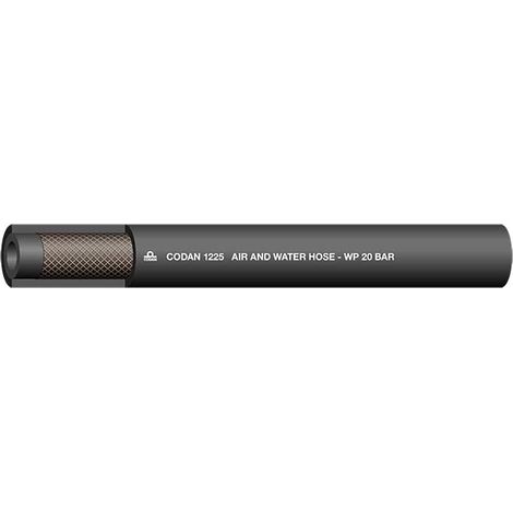 Tuyau Noir RS PRO, diamètre interne: 19mm, longueur 25m, pour Air, Eau ( Prix pour 1 )