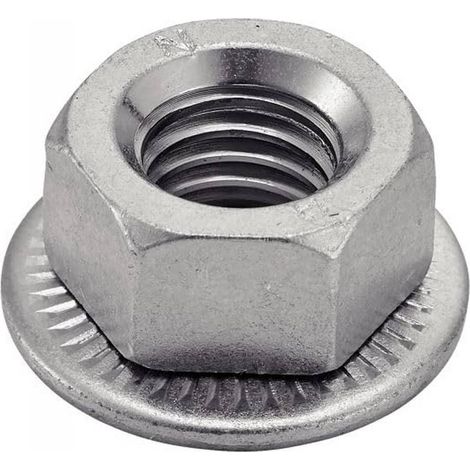 100 Ecrous Twolock Cs M10 mm - Acier Zn - D-Work (1/5)