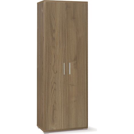 Armadio 2 Ante 71x199x41 cm Noce Stelvio (1/3)