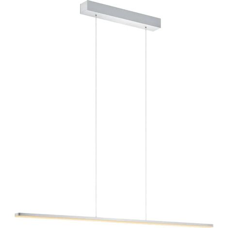 [GEBRAUCHT] B-Ware Quitani Pendelleuchte Hängelampe Led Aluminium Grau Dimmbar Margita 118 Cm Cct