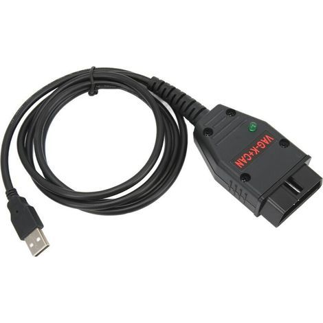 1 câble de diagnostic K CAN, interface multifonction OBD2 pour SEAT, compatible avec protocoles CAN et K-Line jusqu'en 2006