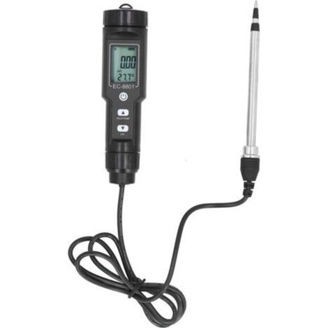 Portable EC/Salinity Soil Tester with Probe for Gardening and Agriculture (1/5)