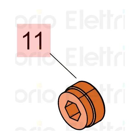 faac pièce détachée bague de retenue pour valves en valox 7049135 (1/3)