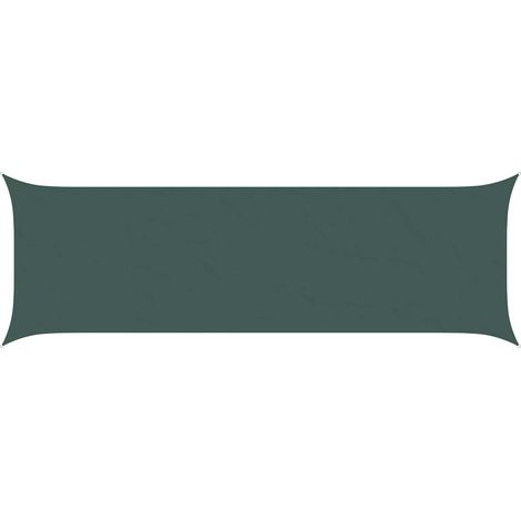 Sonnensegel Dunkelgrün 2 x 6 m 100 % Polyester Oxford vidaXL