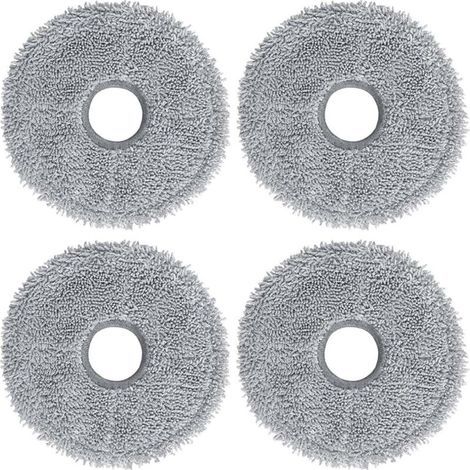 Ersatz-Wischpads kompatibel mit Dreame L10 Ultra / L10S Pro / L10S Ultra / L10S Pro Ultra Heat / L10 Prime / L20 Ultra / X40 Ultra / Xiaomi X10+ / X20+ Roboterstaubsauger (4 Stück) (1/5)