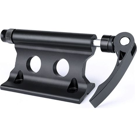 Fourche en aluminium et porte-vélos à dégagement rapide pour porte-remorque ou camion, Noir (1/5)