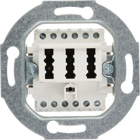 Rutenbeck Boîte de raccordement TAE réseau analogique TAE 2x6/6 NFF 0 blanc pur