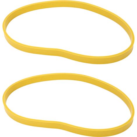 2 pneus pour scie à ruban, pneus en caoutchouc antidérapants pour le travail du bois, remplacement pour roue de scie à ruban de 8 pouces, jaunes