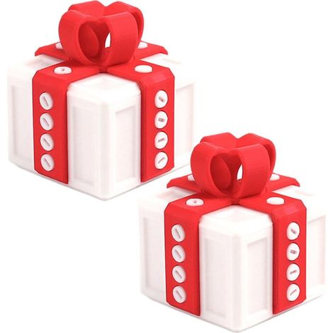 Boîte Surprise De Noël - Boîte À Vis Puzzles 6 x 6 cm - Pour Cadeaux Amusants Et Prank - 2 Pièces (1/5)