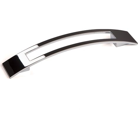 SOTECH Möbelgriff KLASP BA 128 mm Chrom poliert Bogengriff Schrankgriff Schubladengriff Küchengriff (1/5)