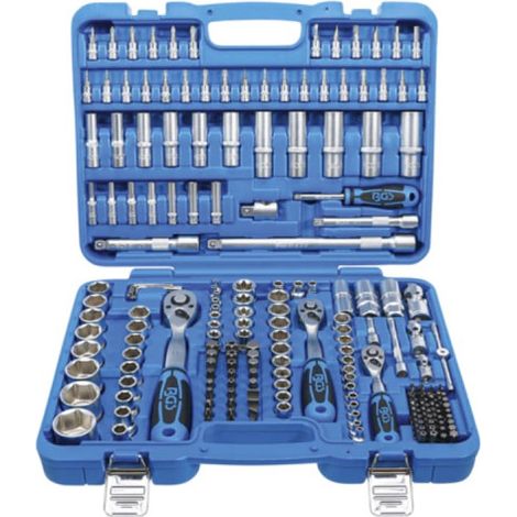 Steckschlüssel-Satz Sechskant Antrieb 6,3 mm (1/4") / 10 mm (3/8") / 12,5 mm (1/2") 192-tlg. (1/5)