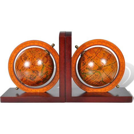 Bücherstütze Globe 2 Stück