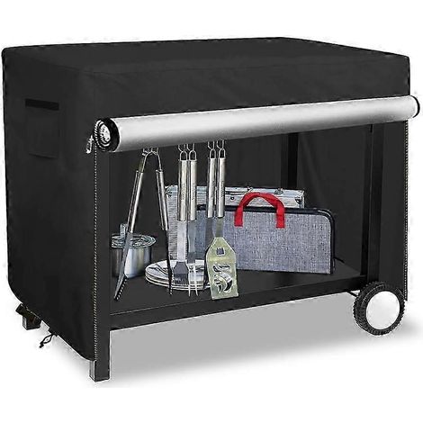 Nappe de table de préparation alimentaire extérieure avec fermeture éclair amovible, en acier inoxydable imperméable, compatible QAQ (1/5)