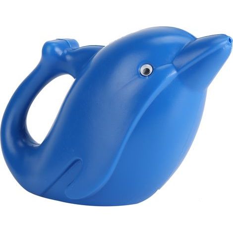 1200 ml en plein air enfants en plastique dessin animé Animal arrosoir plage jouet jardinage saupoudrer Pot dauphin bleu (1/5)