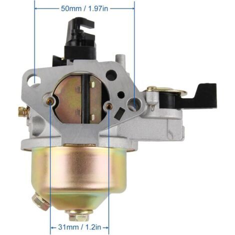 NALOOKAMIC Carburateur kit compatible avec GX390 GX340 GX360 11HP 13HP WT40XK1 WT40XK2 Moteur de tondeuse générateur remplace 16100-ZF6-V01