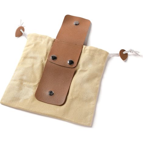 Filiyano – Sac de cueillette avec bandoulière - Pochette pour la cueillette de baies en extérieur - Sac à outils de jardinage pliable en toile kaki (1/3)