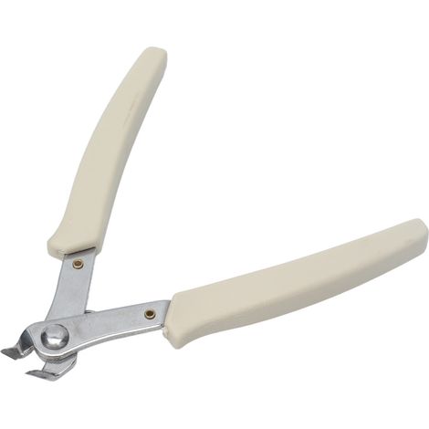 Pince coupante électronique coudée à 90° pour fil en acier inoxydable avec ressort SP-22 (1/5)