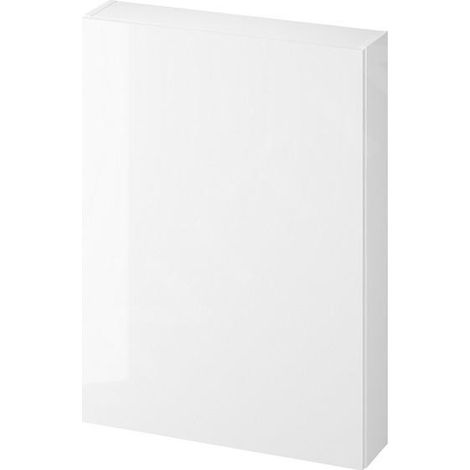 Cersanit City - Armoire 80x59x14 cm, 1 porte, charnières L/P, blanc S584-021-DSM (1/3)