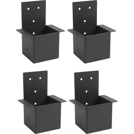 supports de pergola 4x4 po (dimensions réelles : 3,6 x 3,6 po), supports de poteaux de chevrons (1/5)